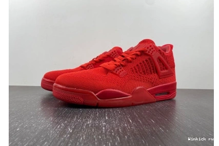 Jordan 4 Red Flyknit Retro 1009